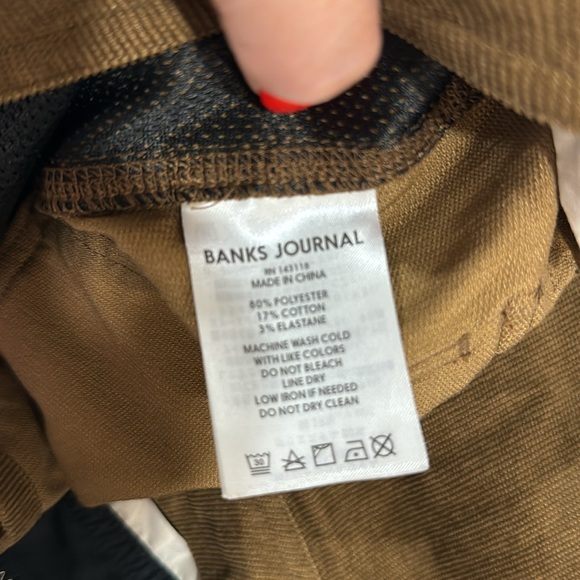 Banks Journal Men’s Hybrid Swim Trunk Shorts SIZE 32 Corduroy Brown NWOT - Picture 5 of 5